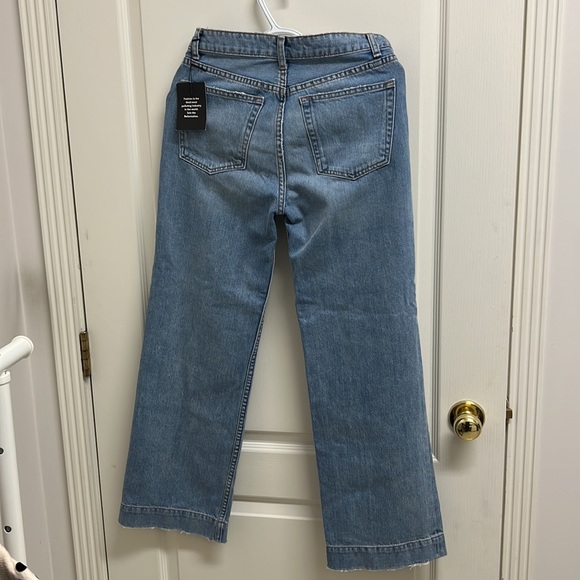 Reformation Fawcett Wide Leg Jeans | Size 25 Acadia - Picture 6 of 15